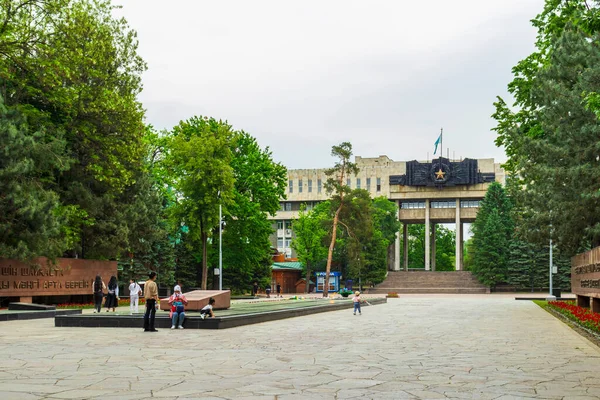 Almaty City Kazajstán Mayo 2023 Parque Panfilov Guardias — Foto de Stock