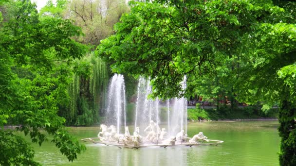 Almaty City Cazaquistão Maio 2023 Gorky Central Park Cidade Almaty — Vídeo de Stock