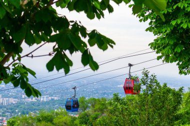 Almaty Kazakistan 19 Mayıs 2023. Almaty 'deki Kok Tobe Parkı