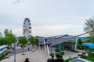 Almaty Kazakistan 19 Mayıs 2023. Almaty 'deki Kok Tobe Parkı