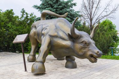 Almaty Kazakistan 19 Mayıs 2023. Almaty 'deki Kok Tobe Parkı