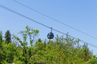 Almaty Dağları. Kazakistan 30 Mayıs 2023 Medeo Shymbulak Dağı Tatil Köyü