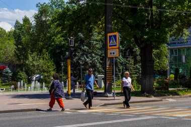 Almaty Şehri. Almaty Kazakistan. 26 Haziran 2023.