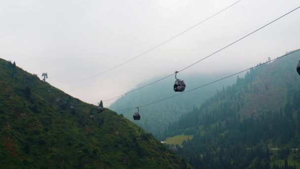Almaty City Timelapse Août 2023 Medeo Shymbulak Mountain Resort — Video