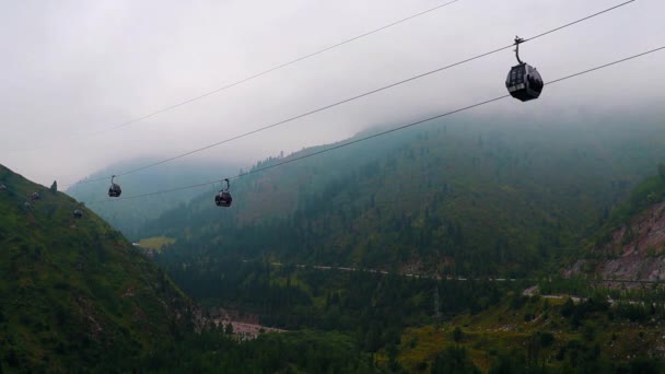 Wideo Miasta Almaty Sierpnia 2023 Medeo Shymbulak Mountain Resort — Wideo stockowe