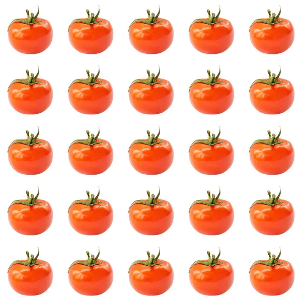 Einfache Gemüsemuster Auf Weißem Hintergrund Musterillustration — Stockfoto