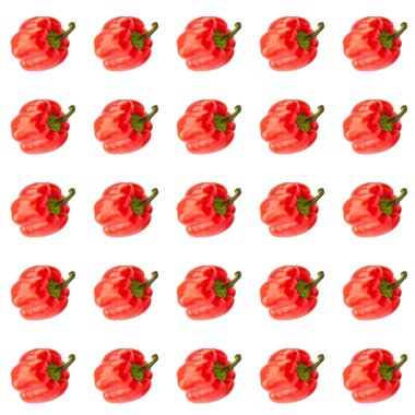 Beyaz arka planda basit sebze deseni, desen çizimi