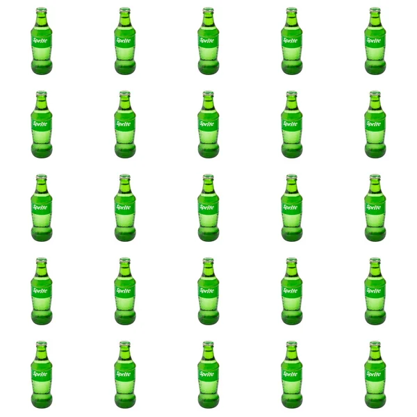 Pola Minuman Dingin Sederhana Pada Latar Belakang Putih Gambar Pola — Stok Foto