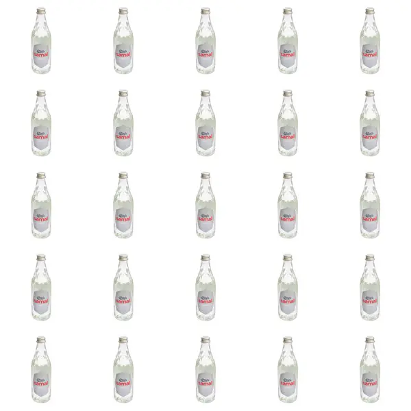 Patrón Bebida Fría Simple Sobre Fondo Blanco Ilustración Del Patrón —  Fotos de Stock