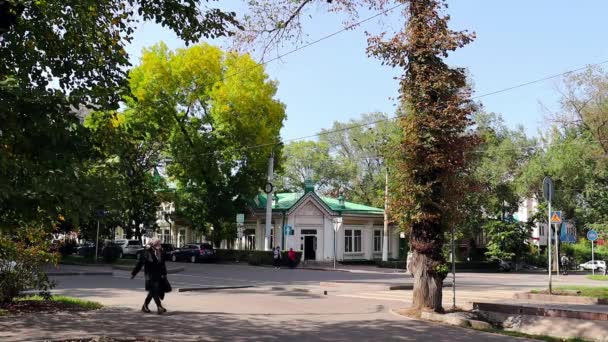 알마티 비디오 알마티 카자흐스탄 2023 Kyzyl Tan은 Verny Trading House의 — 비디오