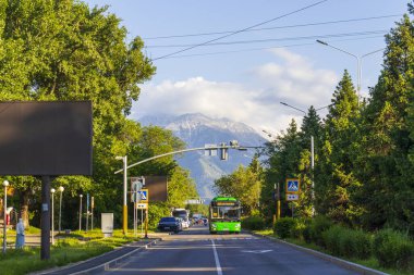  Almaty City Kazakistan 12 Mayıs 2025. Almaty Orbita Bölgesi