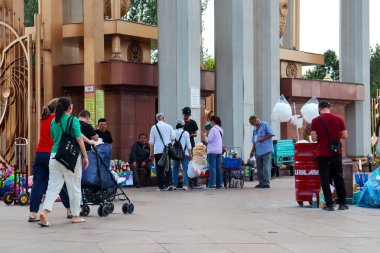 Almaty City Kazakistan, 21 Temmuz 2024. Almaty 'deki Birinci Başkan Parkı