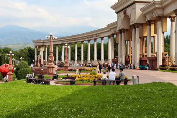 Almaty City Kazakistan, 21 Temmuz 2024. Almaty 'deki Birinci Başkan Parkı