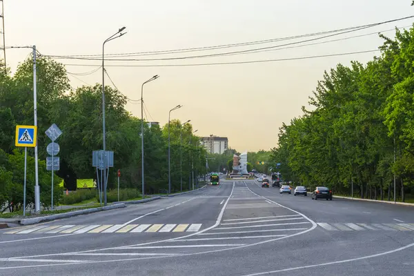 Almaty City Kazakistan 17 Mayıs 2025. Zheltoksan Caddesi (Zheltoqsan)