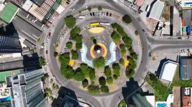 Aracaju Sergipe. Aracaju Brezilya. Brezilya 'nın Aracaju başkenti Sergipe' deki Old Lighthouse Roundabout 'un geniş şehir manzarası. Şehir merkezindeki hava kentsel deniz feneri.