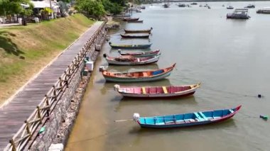 Aracaju Brezilya. Aracaju Brezilya 'daki ünlü Sunset Edge. Kuzeydoğudaki Sergipe Eyaleti. Tatil yeri. Tropik bir yer. Tatil seyahati. Aracaju Sergipe. Aracaju Brezilya.