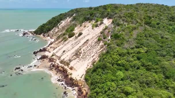 그란데 노르테 브라질 나탈의 해변에 리오그란데 노르테의 브라질 리오그란데 — 비디오