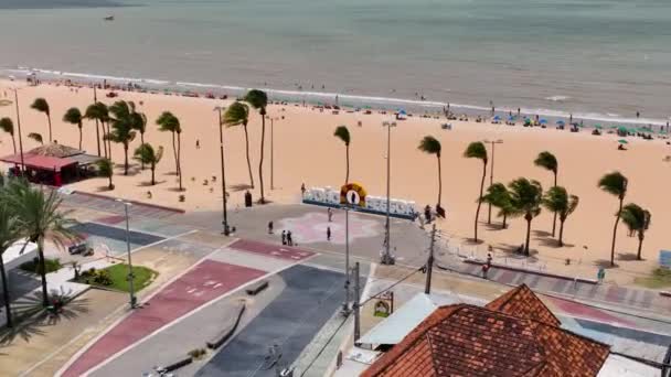 Cidade Turística Paraíba João Pessoa Brasil Nordeste João Pessoa Brasil — Vídeo de Stock