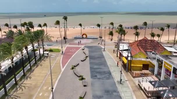 Cityscape Joao Pessoa Paraiba Στα Βορειοανατολικά Της Βραζιλίας Ζοάο Πεσόα — Αρχείο Βίντεο