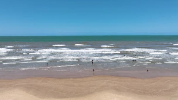 Aracaju Sergipe Aracaju Brasil Panorama Amplio Paisaje Playa Aruana Capital — Vídeos de Stock