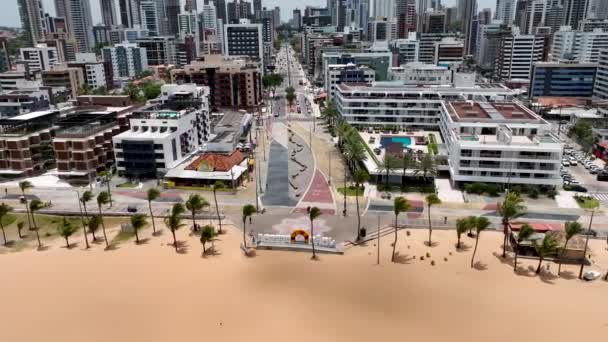 Brezilya Nın Kuzeydoğusundaki Joao Pessoa Paraiba Turistik Kenti Joao Pessoa — Stok video