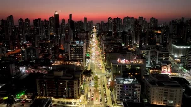 Zachód Słońca Panoramiczny Krajobraz Słynnego Miejsca Miasta Joao Pessoa Paraiba — Wideo stockowe
