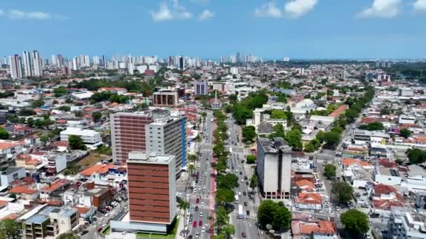 Centro Cidade João Pessoa Paraíba Cidade São João Pessoa Brasil — Vídeo de Stock