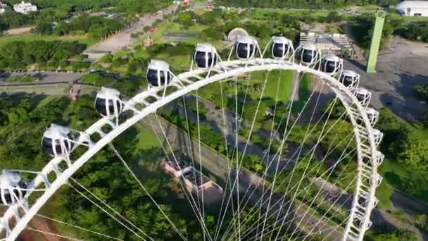 Sao Paulo Brésil Major Ferris Wheel Entertainment Latin America Centre — Video
