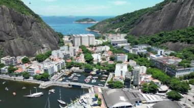 Harbor Pier At Urca In Rio De Janeiro Brazil. Travel Destination. Tourism Scenery. Urca At Rio De Janeiro Brazil. Summer Travel. Tropical Scenery.