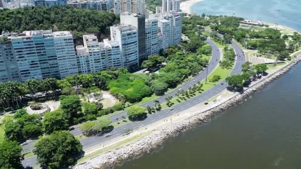 Flamengo Park Downtown Rio Janeiro Rio Janeiro Brazil Travel Destination — Stock Video