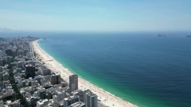 Ipanema Beach At Downtown Rio De Janeiro In Rio De Janeiro Brazil. Travel Destinations. Tourism Scenery. Downtown Rio De Janeiro At Rio De Janeiro Brazil. Summer Travel. Tropical Scenery.
