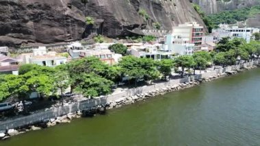 Coastal Buildings At Urca In Rio De Janeiro Brazil. Travel Destinations. Tourism Scene. Coastal Buildings Architecture At Urca In Rio De Janeiro Brazil.