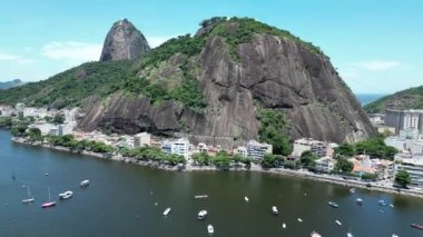 Sugar Loaf Mountain At Downtown Rio De Janeiro In Rio De Janeiro Brazil. Travel Destinations. Tourism Scenery. Downtown Rio De Janeiro At Rio De Janeiro Brazil. Summer Travel. Tropical Scenery.