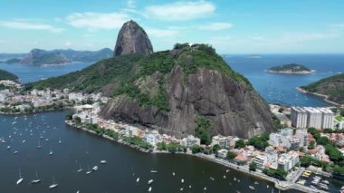 Sugar Loaf Mountain At Downtown Rio De Janeiro In Rio De Janeiro Brazil. Travel Destinations. Tourism Scenery. Downtown Rio De Janeiro At Rio De Janeiro Brazil. Summer Travel. Tropical Scenery.