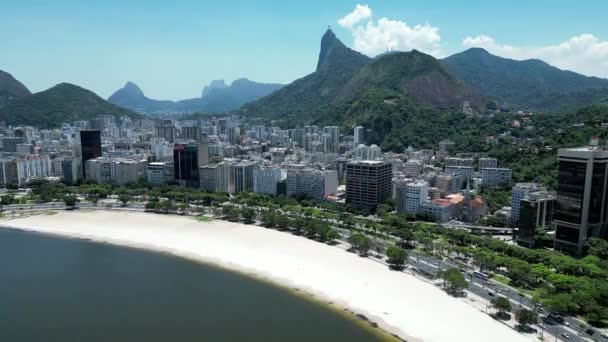 Flamengo Park Downtown Rio Janeiro Rio Janeiro Brazil Travel Destinations — Wideo stockowe
