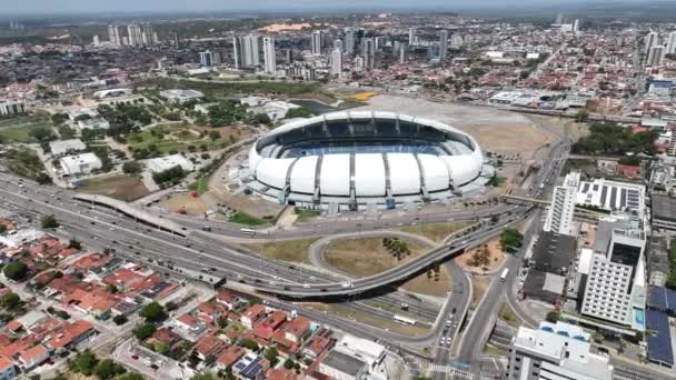 Dunes Arena Natal Rio Grande Norte Brazil Tourism Metropolis Downtown — Stockvideo