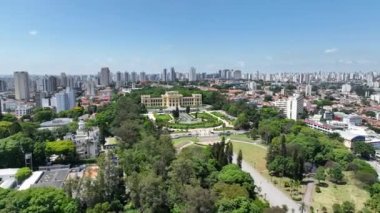 Independence Museum At Ipiranga Park In Sao Paulo Brazil. Monument Leisure. Flag City. Ipiranga Park At Sao Paulo Brazil. Traffic Monument. Sculpture City.