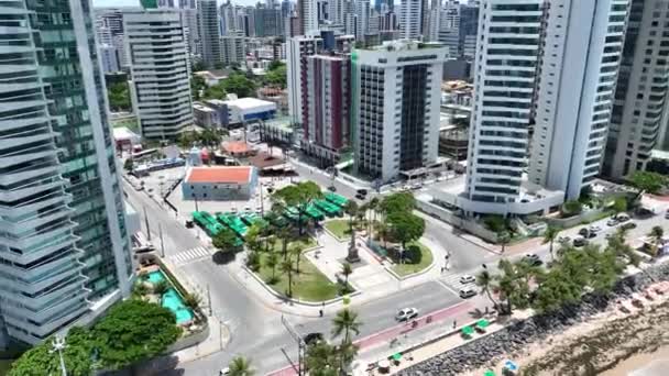 Igreja Boa Viagem Recife Pernambuco Brasil Paisagem Paisagem Urbana Downtown — Vídeo de Stock