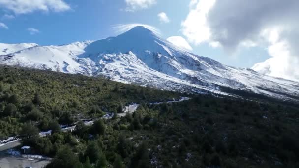 Volcán Osorno Puerto Varas Los Lagos Chile Paisaje Del Volcán — Vídeos de Stock