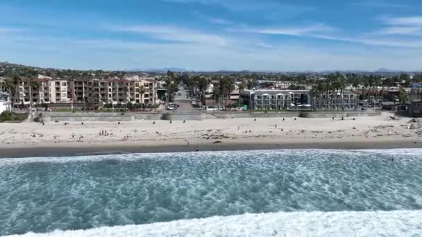 Pacific Beach San Diego California Stati Uniti Paesaggio Coast City — Video Stock
