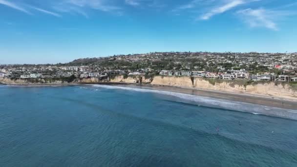 Pacific Beach San Diego Californië Verenigde Staten Paradisiac Beach Scenery — Stockvideo