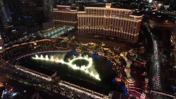 Fontaine Bellagio Las Vegas Dans Nevada États Unis Tourisme Référence — Video
