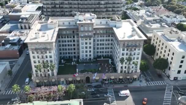 Готель Беверлі Вілшир Беверлі Гіллз Лос Анджелесі Сша Знаменитий Розкішний — стокове відео