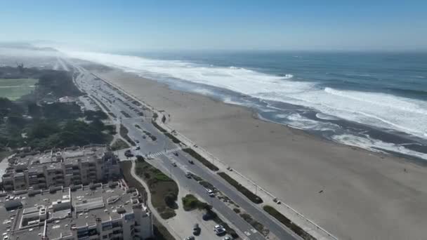 Coast Beach San Francisco Californie Aux États Unis Downtown City — Video