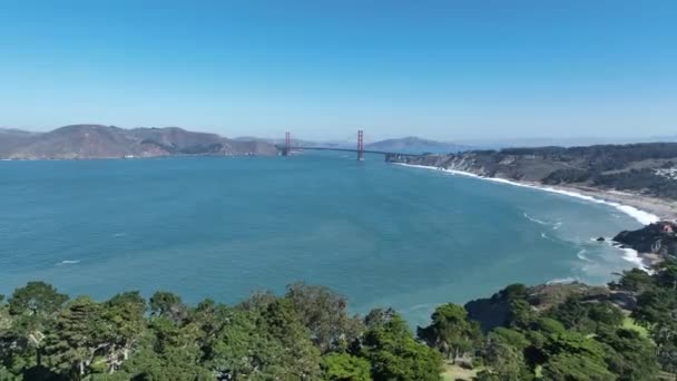 Golden Gate Park San Francisco Kalifornien Usa Highrise Building Architecture — Stockvideo