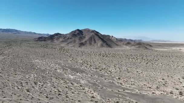 Kaliforniya Essex Teki Mojave Parkı Meşhur Ulusal Park Peyzajı Route — Stok video