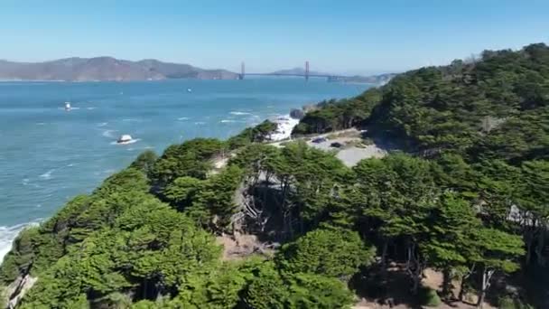 Golden Gate Park San Francisco California Estados Unidos Downtown City — Vídeo de stock