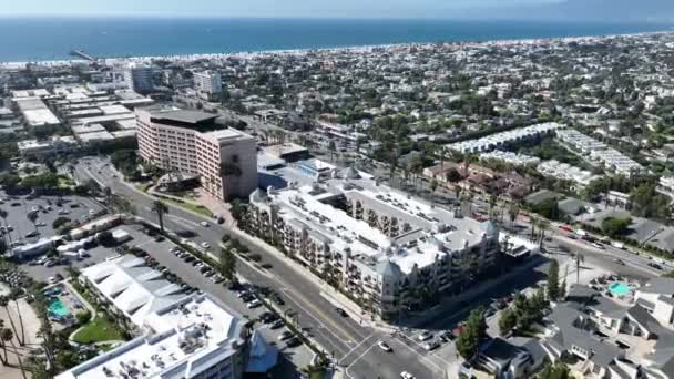 Венеція Лос Анджелесі Каліфорнії Сша Пейзаж Берегового Міста Морський Пляж — стокове відео
