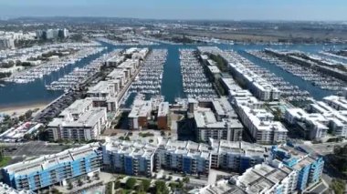 Kaliforniya, Los Angeles Venedik Plajı. Paradisiac Sahili. Deniz Burnu Simgesi. Kaliforniya 'da Los Angeles Venedik Plajı.