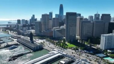 San Francisco 'da Por of San Francisco, Kaliforniya' da. Megalopolis Şehir Merkezi. İş seyahati. San Francisco 'da Por of San Francisco, Kaliforniya, ABD.